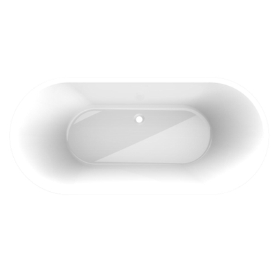 Arcqua Santo Baignoire îlot 178x80cm acrylique brillant blanc