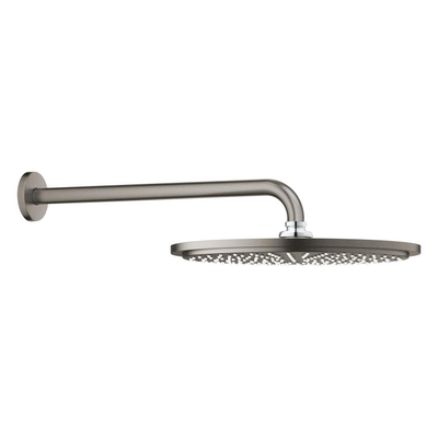 Grohe Rainshower Cosmopolitan 310 Douche Principale - 31cm - 1 type de jet - bras mural 38cm - graphite dur brosse