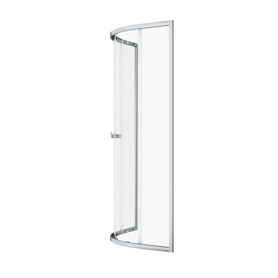 Sealskin Hooked Vierdelige kwartronde douchecabine met schuifdeuren 90x90x200 cm, 6 mm helder veiligheidsglas met antikalklaag chroom