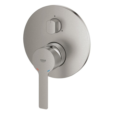 Grohe Lineare Afbouwdeel - voor inbouw mengkraan - 3 functies omstelling - Supersteel (RVS)