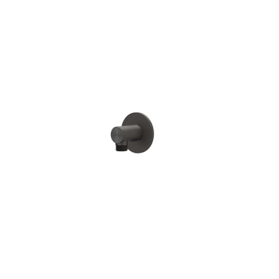 IVY Concord Regendoucheset - inbouw - 2-weg stop-omstel - 40cm wandarm - 20cm medium hoofddouche rond - glijstang met uitlaat - 150cm doucheslang - staafmodel handdouche - RVS316 - geborsteld carbon black PVD