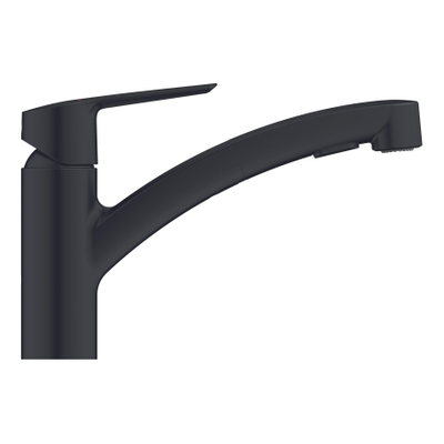 Grohe Start Keukenkraan - laag - zwart mat
