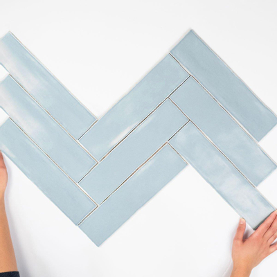 Cifre Ceramica Colonial carreau mural - 7,5x30cm - Rectangle - 8,6mm - Sky mat