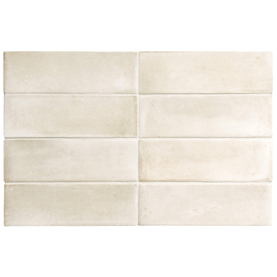 Equipe Cerámicas Premium Koko voor wand- en vloertegel - 15x5cm - 8mm - Crème