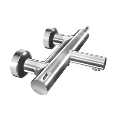 Xenz Duero Robinet de baignoire 27.1cm thermostatique avec inverseur chrome Brillant