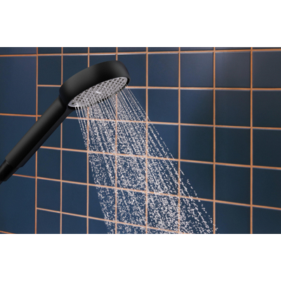 Hansgrohe Activera S glijstangset - 65cm - 2 straalsoorten - ecosmart+ - mat zwart