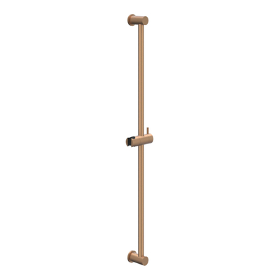 IVY Glissière de douche - 80cm - incluant support - Cuivre brossé mat PVD