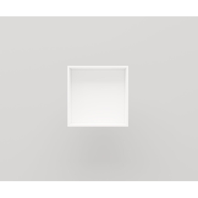 Crosstone by Arcqua Solid Alcove encastrée 30x30x10cm solid surface mat blanc