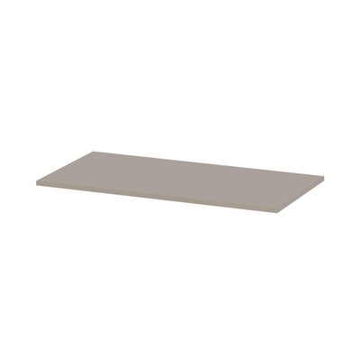 INK Topdeck Wastafelblad - 90x45x2cm - tbv onderkast - MDF lak - Kasjmier grijs mat