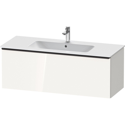 Duravit D-neo Meuble sous vasque 121x46.2x44cm 1 tiroir Blanc haute brillance