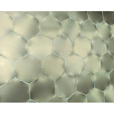 Ceralto Fenera Mosaic Mozaiektegel - 16.2x28cm - 4.0mm - Gold - per stuk