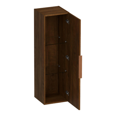 BRAUER Elevate armoire de salle de bains - 120x35x35cm - poignée rapportée excl. - 1 porte - ouvrant à gauche ou à droite - Forest Cacao