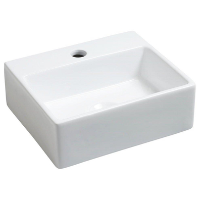 Wiesbaden Leto lavabo 33,5 x 29 x 11,5 cm céramique brillant blanc