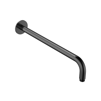 Hotbath Ace Wandarm - wand - 42cm - PVD - gepolijst zwart