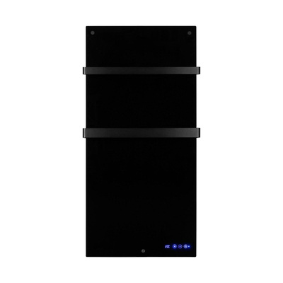 Eurom Sani 1000 Comfort Badkamerkachel - 127x55x5cm - wifi - 1000watt - glas zwart