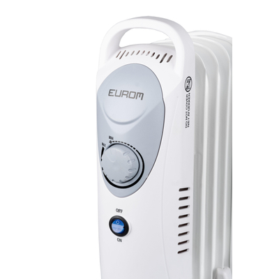 Eurom RAD 500 Radiateur à huile 500 watts 24x14x38cm Blanc