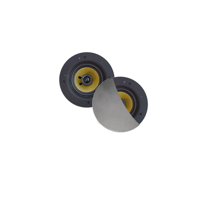 Aquasound Rumba rumba speakerset - 45w (0 - 5" tweeter) - mat chroom - rond 120 mm - diepte 55 mm - randloos - ipx4