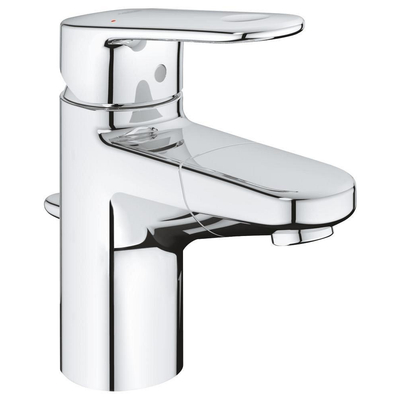 GROHE Europlus wastafelkraan - opbouw - met trekwaste - chroom