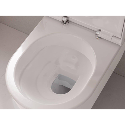 Hansgrohe EluPura S Wand WC - 540 - rimless - hygieneeffect - glans wit