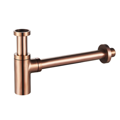 Wiesbaden UniMatch wastafelsifon 5/4" x 32 mm geborsteld brons koper