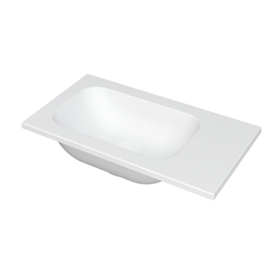 INK Enter Fontein - 40x22x1cm - 0 kraangaten - polystone wit mat