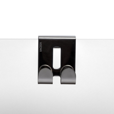 Haceka Selection Patère Double Courte Chromé