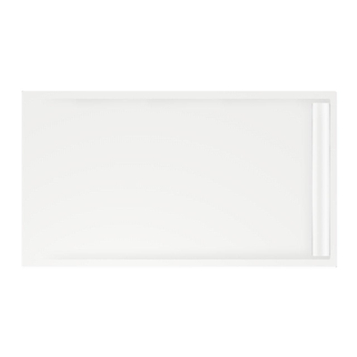 Xenz Easy Tray douchevloer - 160x90x5cm - acryl - zonder gootcover - wit