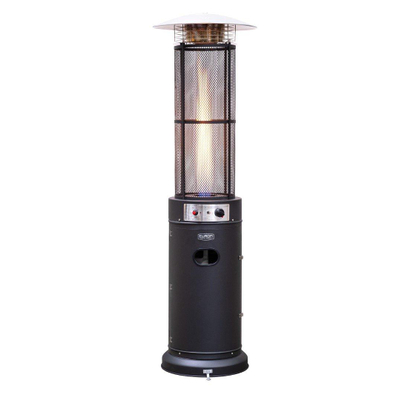 Eurom Chauffage de terrasse au gaz Flameheater 11000 Chauffage de patio 182.3x52.2x52.2cm 11000watt Noir