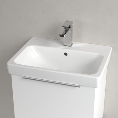 Villeroy & Boch Architectura Wastafel - 42x55cm - met kraangat - geslepen onderkant - White Alpine (glans wit)