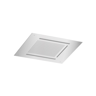 Hotbath Mate Tête de douche - carrée - 50x50cm - cascade - Éclairage LED - Chrome