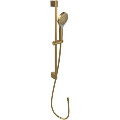 Villeroy & Boch Verve Showers Ensemble barre de douche avec trois fonctions pour montage mural - Brushed Gold (or)