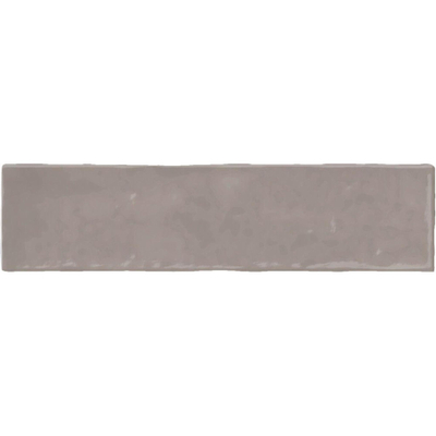 ÉCHANTILLON Terravito Quivaro carreau mural - 6.5x26cm - Taupe brillant (brun)