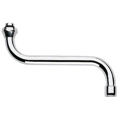 Grohe Draaibare S-uitloop - met straalregelaar - 3/4 inch - 150mm - chroom