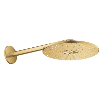 GROHE Rainshower SmartActive 310 Hoofddouche - 31x31cm - 2 straalsoorten - wandarm 43cm - geborsteld cool sunrise