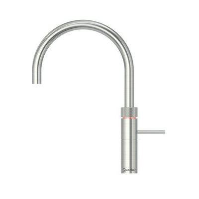 Quooker Fusion Round kokendwaterkraan - draaibare uitloop - Combi reservoir - Warm / kokend water - RVS