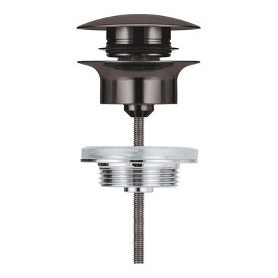 Grohe Afvoergarnituur - push-open - hard graphite (antraciet)