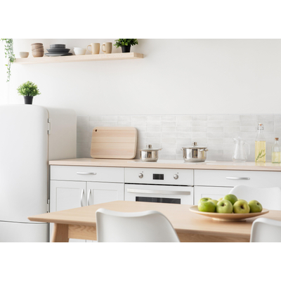 SAMPLE Terravito Ardeno Koko voor wand- en vloertegel - 150x50cm - 8mm - Wit