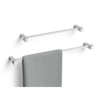 Zack Carvo Handdoekhouder - 66cm - enkel - geborsteld RVS