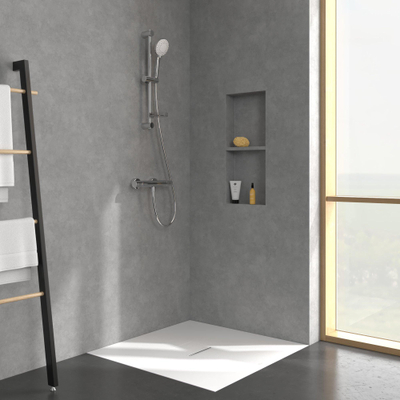 Villeroy & Boch Universal Showers Glijstangset met drie functies voor wandmontage - chroom