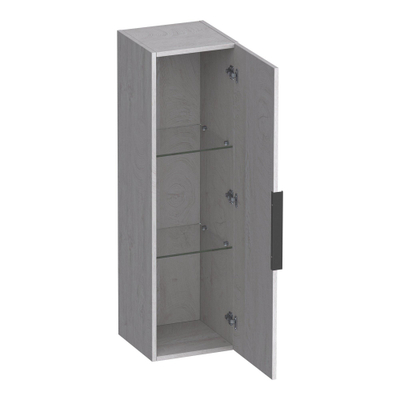 BRAUER Elevate armoire de salle de bains - 120x35x35cm - hors poignée rapportée - 1 porte - ouvrant à gauche ou à droite - Forest Seashell