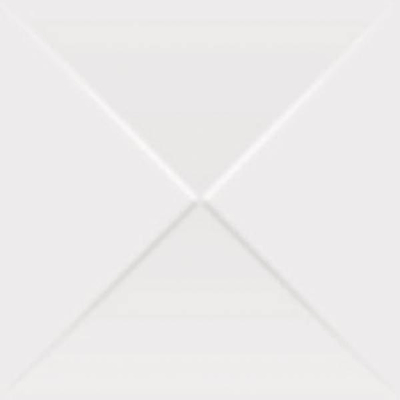 Mosa Kho Liang Decor-strip - 9.7x9.7cm - 7.8mm - Wit