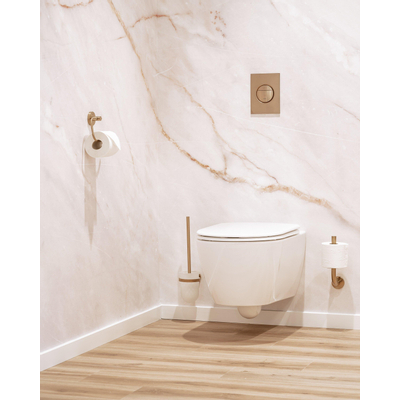 GROHE Essentials Toiletborstelhouder - wandmontage - rond - open - brushed warm sunset
