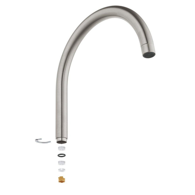 Grohe Uitloop Keukenmengkraan - Supersteel (RVS)