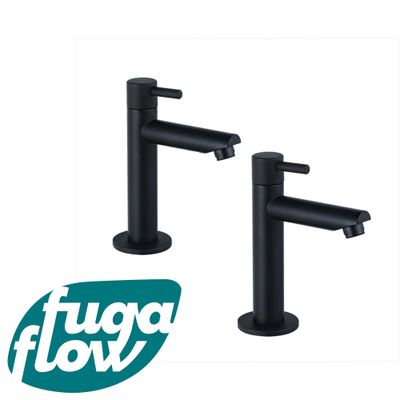 FugaFlow Eccelente Sobrado Robinet lave-mains - 14.4cm - eau froide - Noir mat