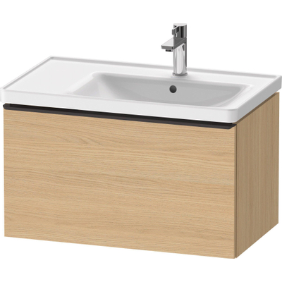 Duravit D-neo Meuble sous vasque 78.4x45.2x44cm 1 tiroir Chêne naturel mat