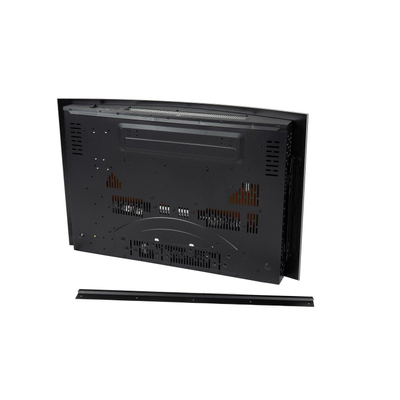 Eurom Valencia Foyer décoratif mural 2000 watts 14,5x88,3x56cm Métal Verre Noir