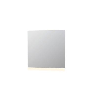 INK SP3 spiegel – 90x80 cm – LED-verlichting – dimbaar, instelbare lichtkleur – Zilver