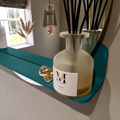 Miroir de salle de bain Mondiaz SPOT - rond 70cm - plan de miroir - couleur Smag