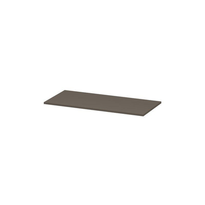INK Topdeck Wastafelblad - 100x45x2cm - tbv onderkast - MDF lak - Mat Taupe