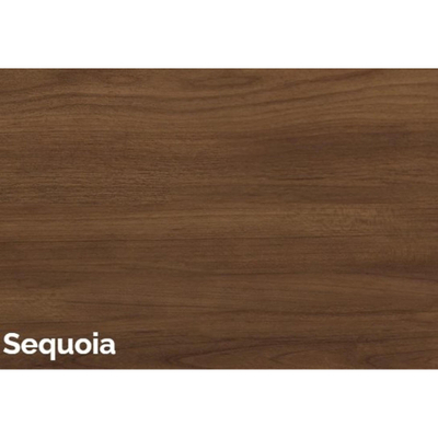 Thebalux wastafel model Cube 2x kom 2x kraangat + Type onderbouwkast 140x45x50cm opbouwgreep messing 4 softclose lades standaard greep MDF/spaanderplaat + spiegelkast model D + Type Tube opbouwverlichting sequoia SHOWROOMMODEL